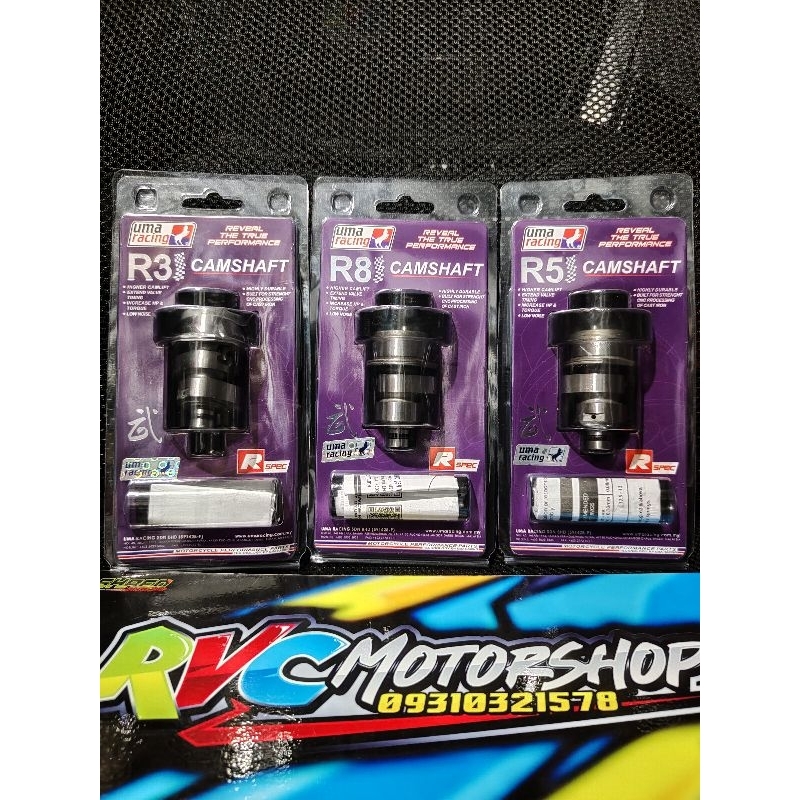 UMA RACING High Cam (R3, R5, R8) for Sniper 150 | Shopee Philippines