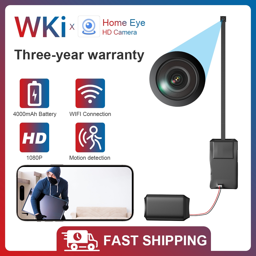 Wireless DIY Mini Smart Home Camera - Remote Monitoring, Motion ...