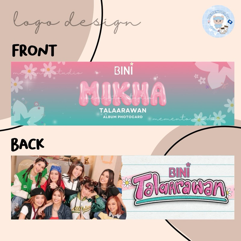 BINI Talaarawan Bini Photocard Case Photocard Frame JolliBini Mikha ...