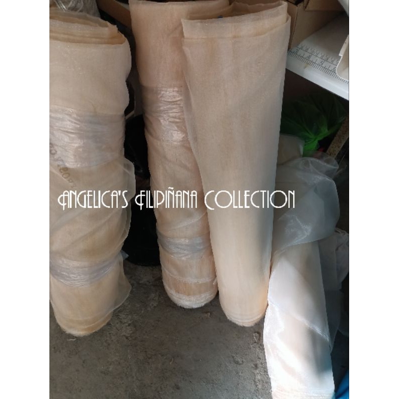 Piña organza / tela only per yard | Shopee Philippines
