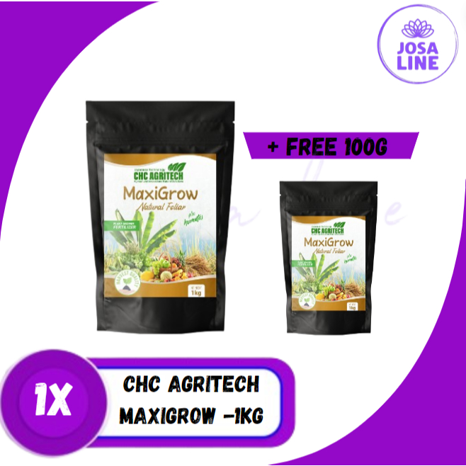 CHC AGRITECH MAXIGROW FOLIAR 1KG (FREE 100G MAXIGROW) | Shopee Philippines