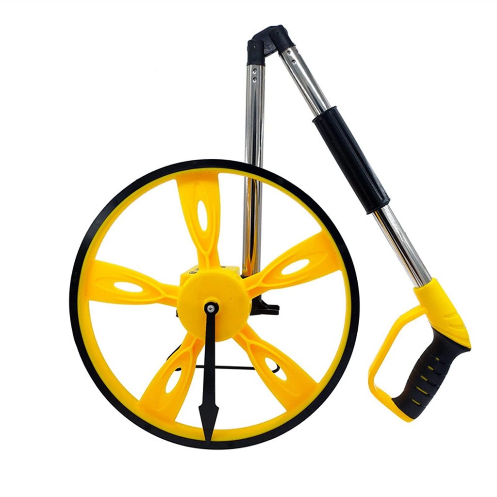 Foldable Distance Measuring Wheel 0~9999M Mechanical Distance Wheel for ...
