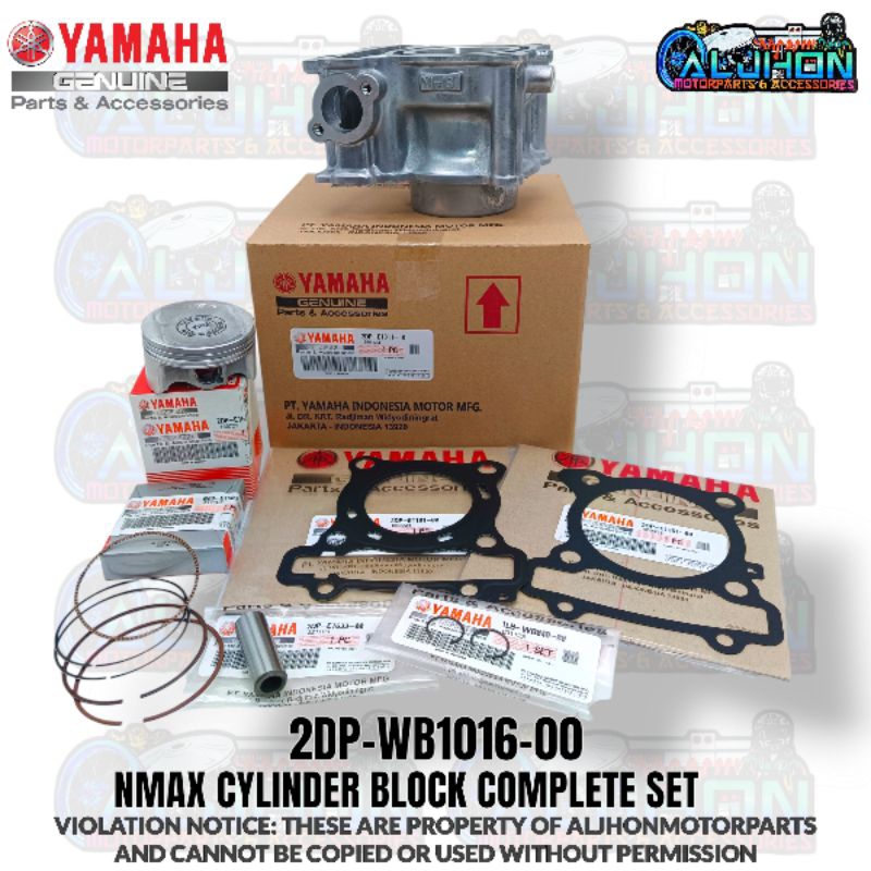 YAMAHA NMAX CYLINDER BLOCK and PISTON KIT COMPLETE SET 2DP-WB016-00 ...
