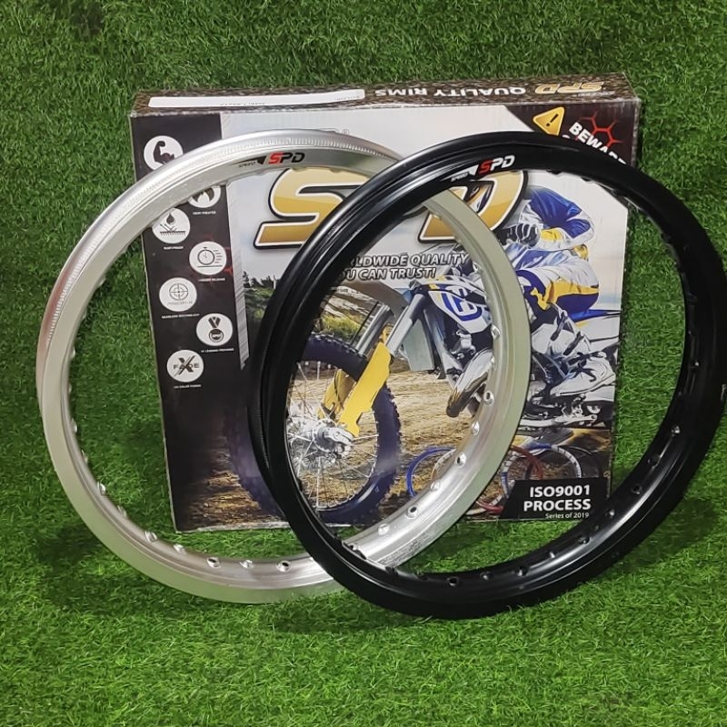 SPD RIM WHEEL ALLOY ORIGINAL 1.85X17 (BLACK SILVER) | Shopee Philippines