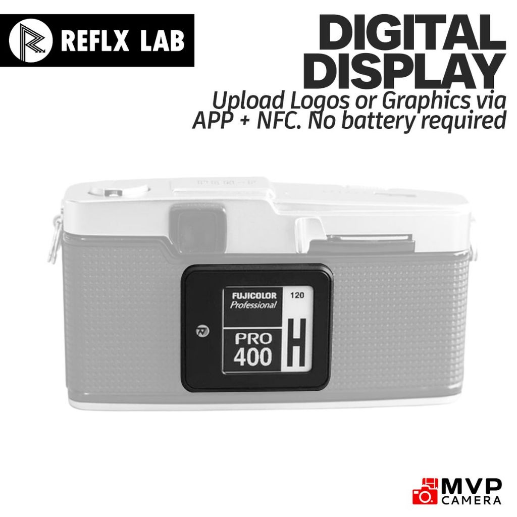 REFLX LAB Display for Film Label Analogue Cameras NO BATTERY needed MVP ...