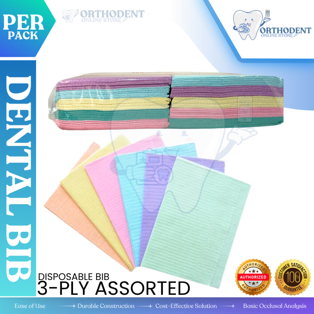 Ensure Superior Protection with Colorful Dental Bibs: Disposable ...