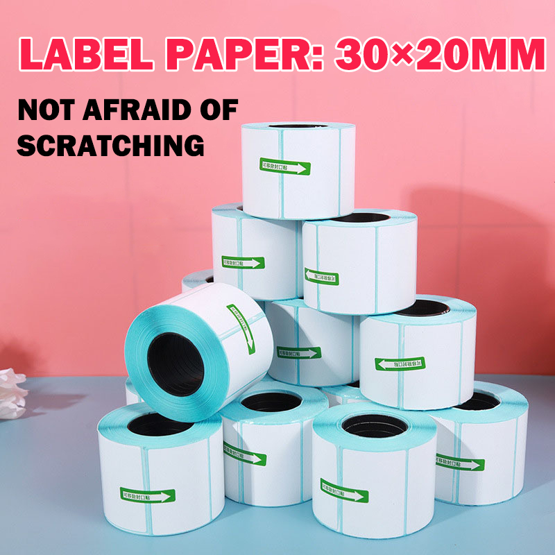 10 rolls (30x 20mm x 800) folder labels sticker labels self-adhesive ...