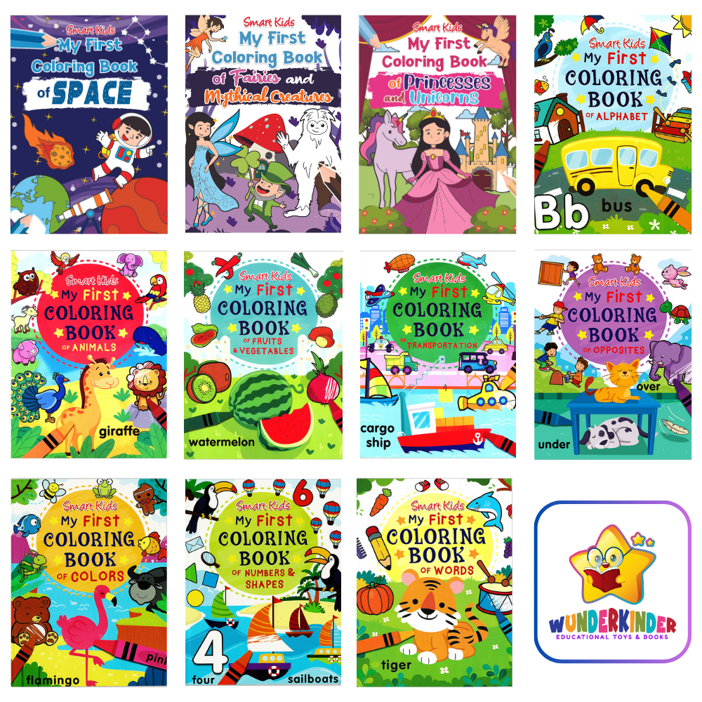 WKOS SMART KIDS MY FIRST COLORING BOOKS FOR KIDS | Shopee Philippines