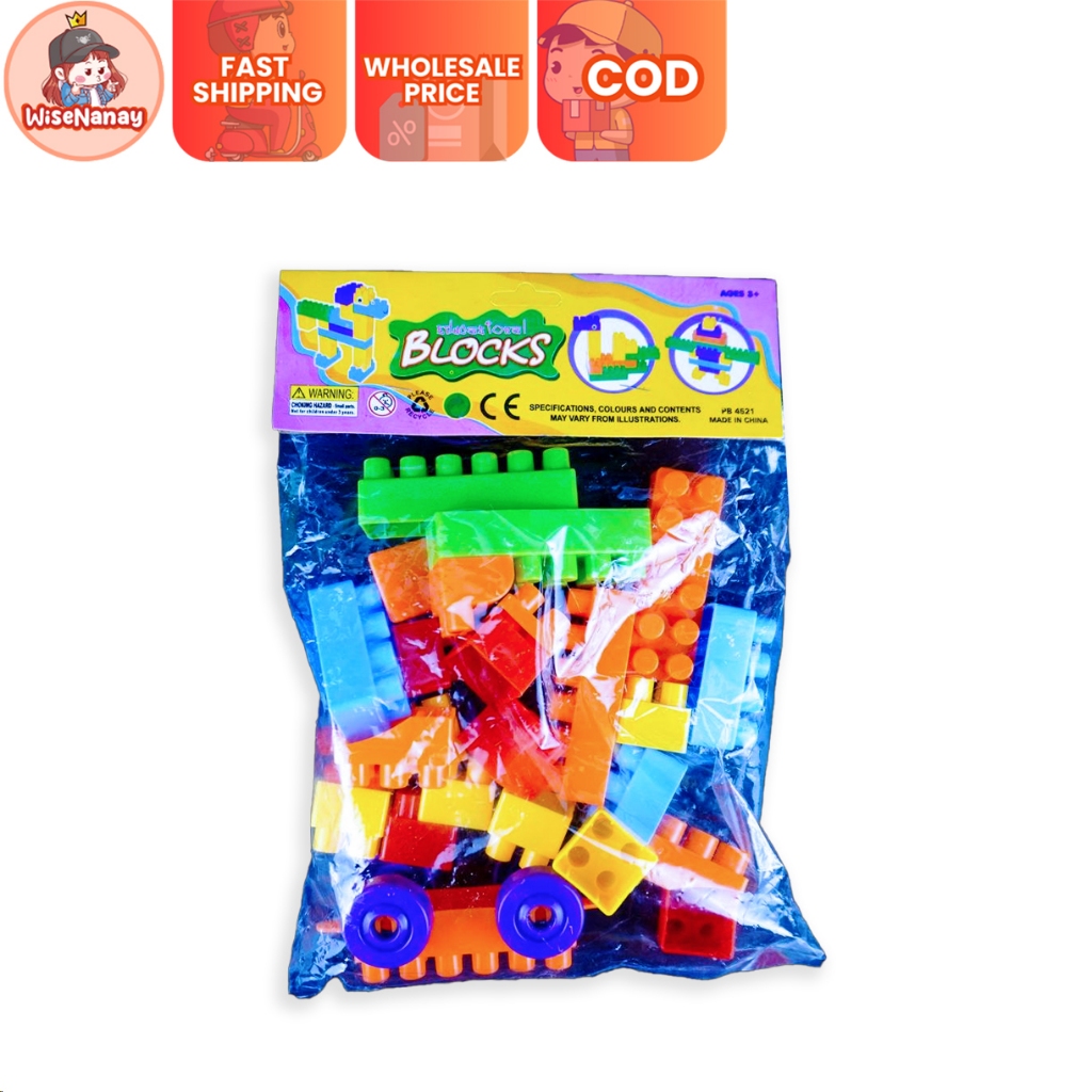 WiseNanay 20/25pcs Building Blocks DIY Intellectual Development Puzzle ...