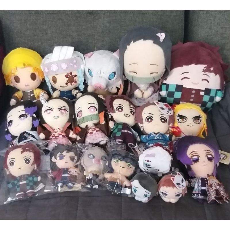 Authentic Demon Slayer Plushies Assorted Shopee Philippines