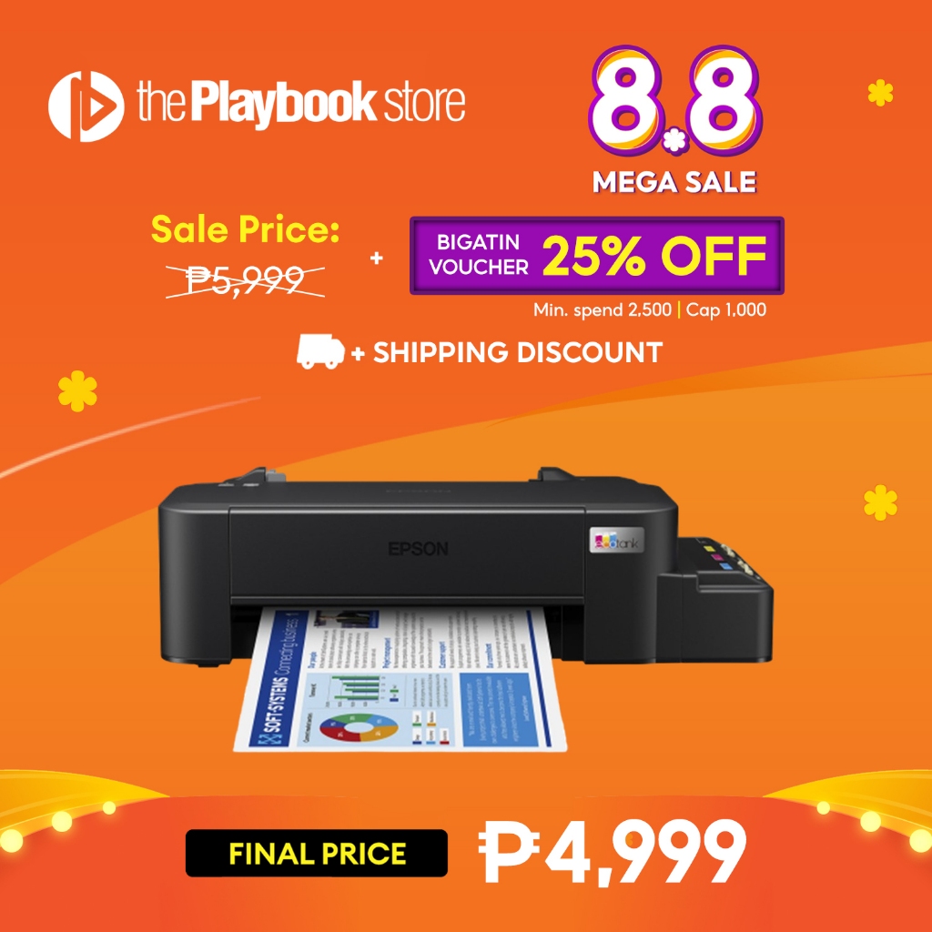 Epson L121 Ink Tank Printer with Heat-Free Technology and Low-cost ...