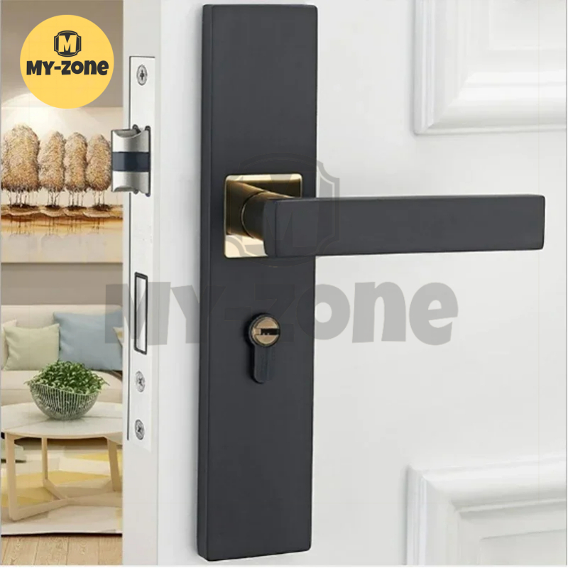 myzone double lock door knob door lock with key door lock inside black ...