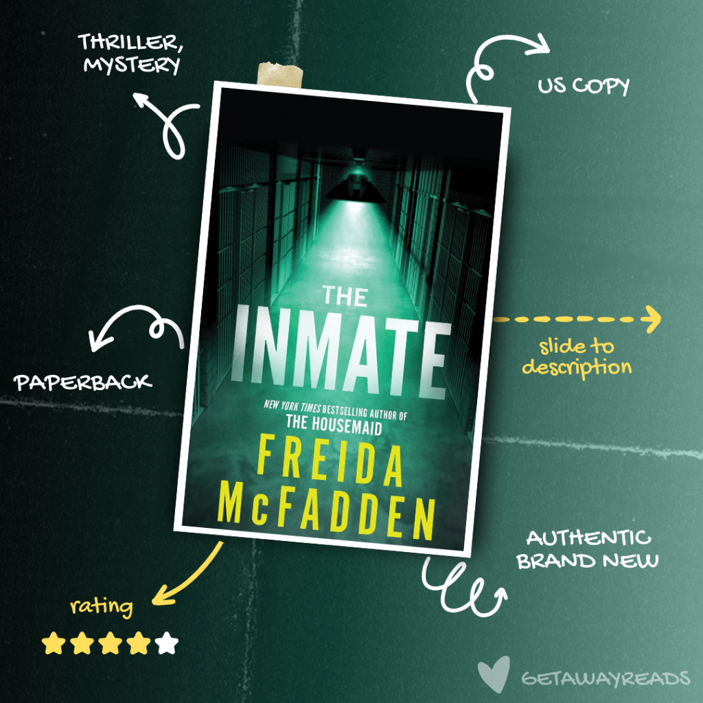 The Inmate by Freida McFadden (Paperback) | Shopee Philippines