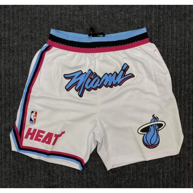 Miami Heat Nba Basketball Shorts Retro NBA Retro Classic Just Don