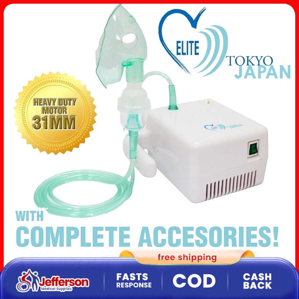 Nebulizer Tokyo Japan Elite Compressor Nebulizer for Adult and Pedia ...