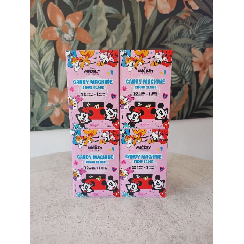 Disney Mickey and Friends Candy Machine Snow Globe Blind Box SEALED