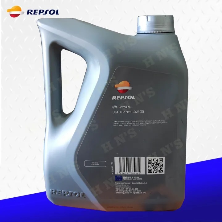 REPSOL Leader NEO 10W-30 Fully Synthetic Motor Oil 4L ( 4 Liters) for ...
