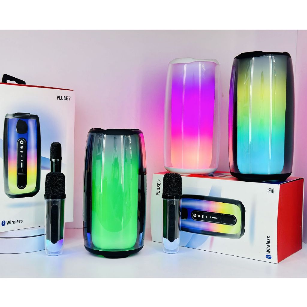 JBL Pulse 7 TWS Bluetooth Speaker with 2 UHF Microphones Portable