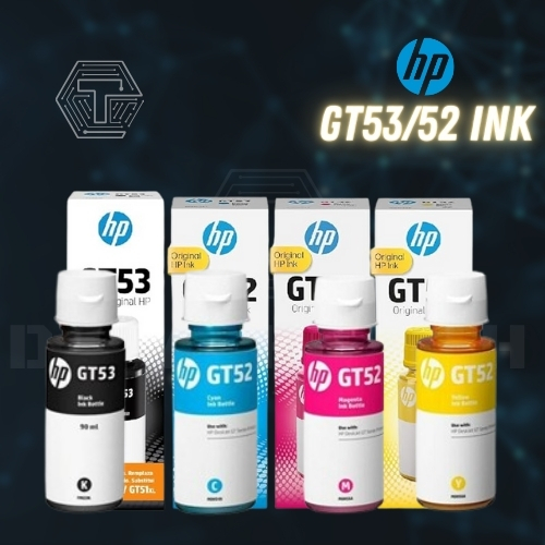 HP ink GT53 / GT52 Ink Bottle Printer inks HP Desk Jet GT / HP Ink Tank ...