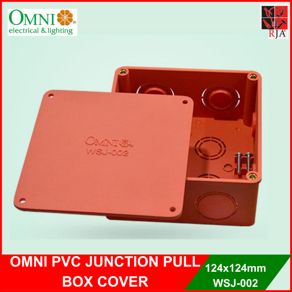 OMNI PVC Junction Pull Box with Cover 124x124mm - WSJ-002 | Shopee ...