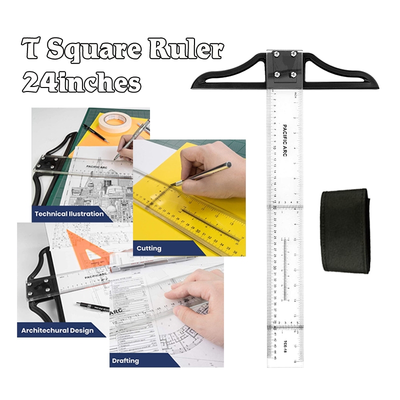 60cm T Square Ruler 24Inch for Art Framing and Drafting | Shopee ...