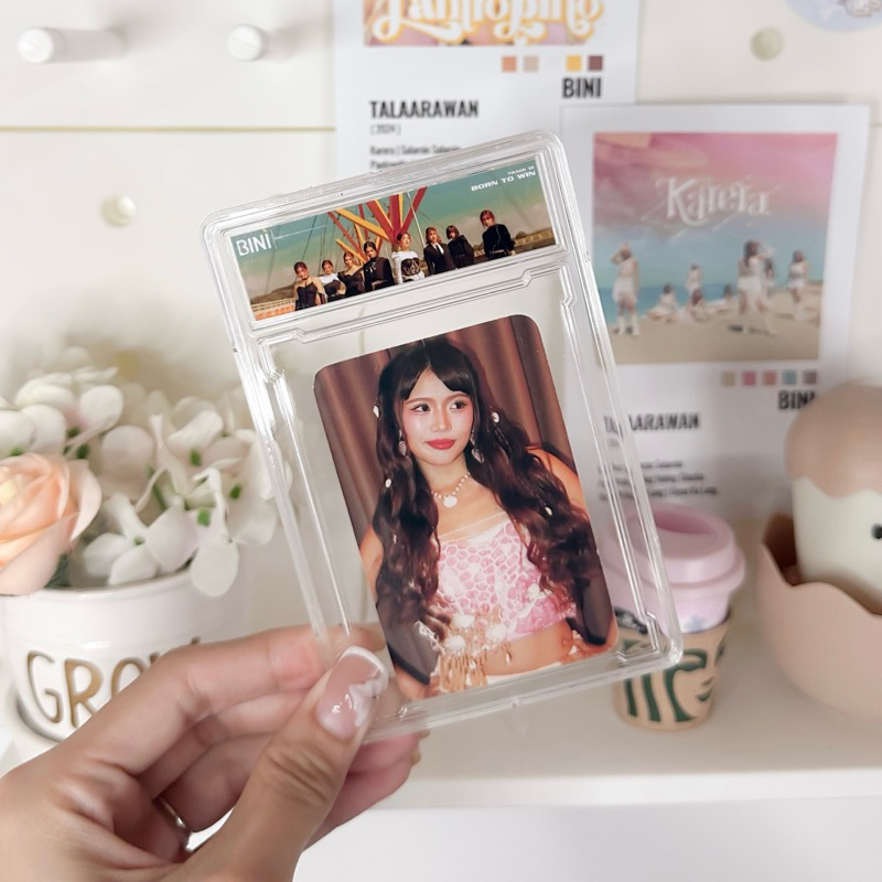 BINI Born to Win Photocard Case Photocard Frame Mikha Maloi Aiah Gwen ...