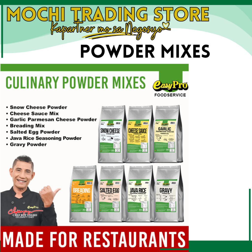Easy Pro Powder Mixes Cheese Sauce Java Rice Salted Egg Garlic Parmesan ...