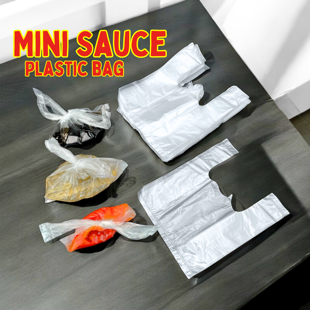 200PCS 13x16cm Mini Plastic Sauce Bag Plastic Bag Takeout Plastic Bag Shopee Philippines