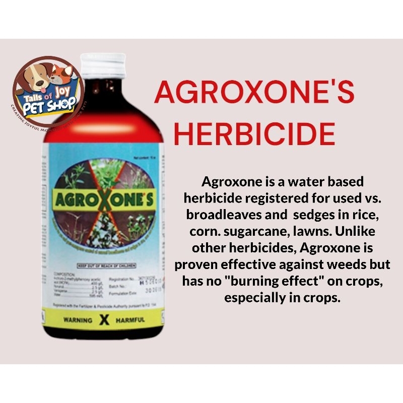 AGROXONE 1L for Rice, Sugarcane, Corn, Rice, Lawns | Shopee Philippines