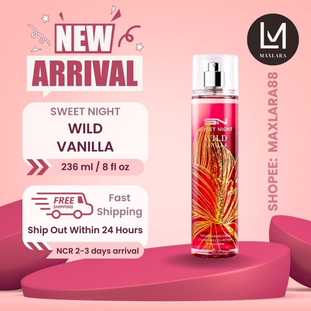 Best Seller-- Sweet Night Perfume Warm Vanilla Sugar 236ML
