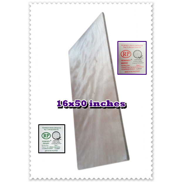 16x50 INCHES ordinary / marine plywood / plyboard replacement board for
