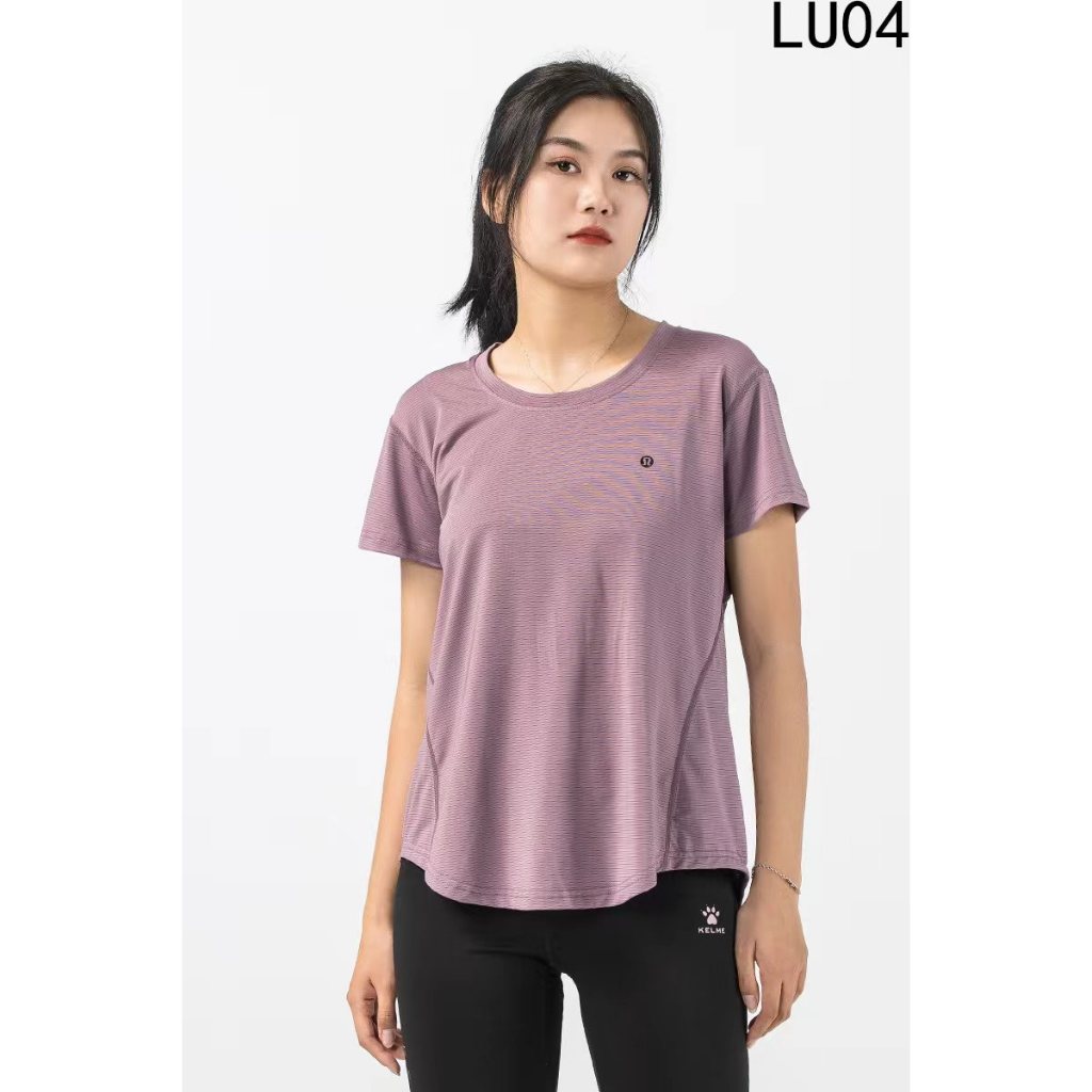 Tenue De Sport Fille - Crop Top Manches Courtes + Short - Ensemble Running, Gym, Fitness - Tissu Doux Respirant - Sywiyi - 2