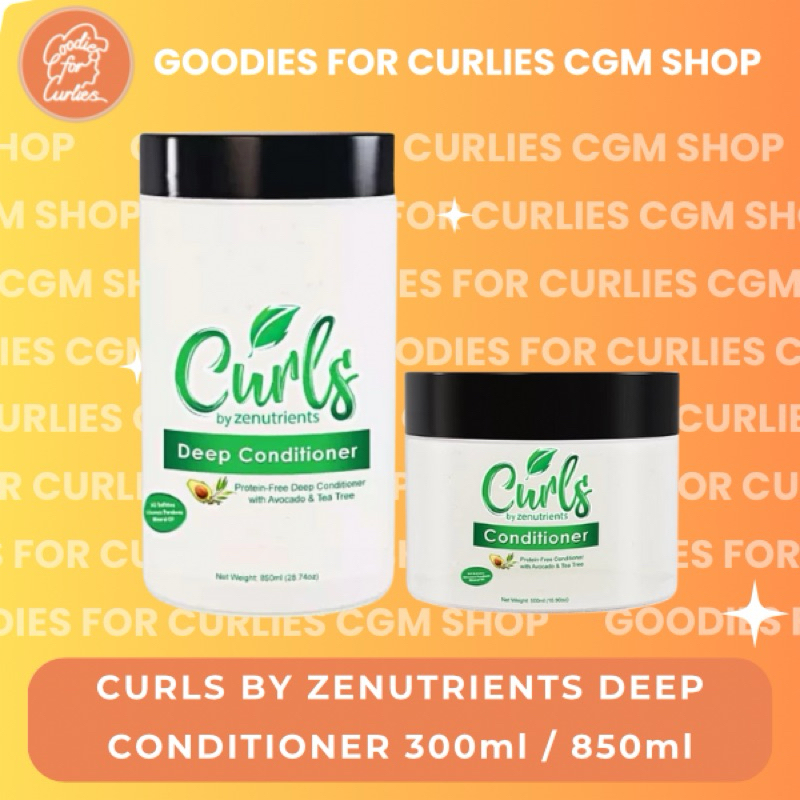 Curls by Zenutrients Deep Conditioner Avocado And Tea Tree Treatment ...