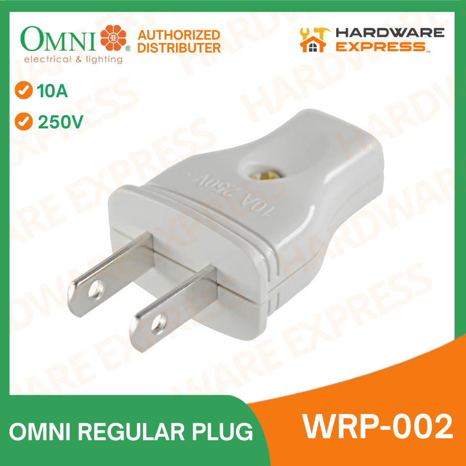 OMNI WRP-002 Regular Plug 10A 250V | Shopee Philippines