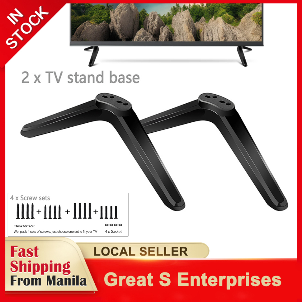 2 Pcs Television Smart Tv Base 32 40 49 50 55 Mount Stands For ...