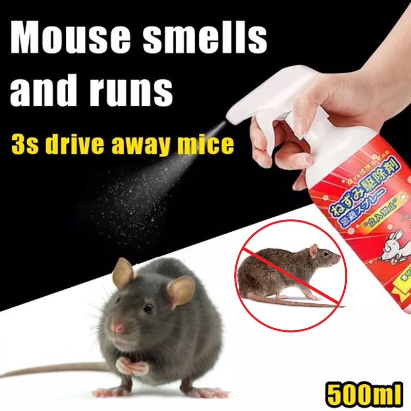 500ml Anti Rat Spray Killer Rat Mouse Repellent Spray Household ...