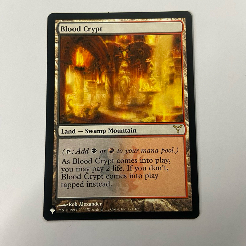 3x Blood Crypt Foil from selling Unfinity Magic The Gathering