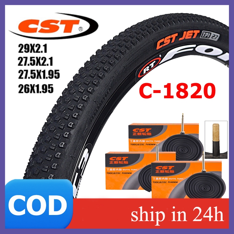 CST JET Tire C-1820 Bike tire 40-65PSI 27TPI MTB  Bicycle Tires Parts (PER PC)