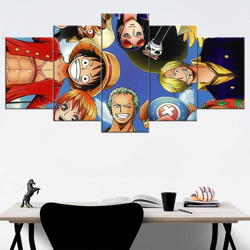 ONE PIECE Anime Wallpaper Sticker Set of 5 Pieces HD Pictures Posters ...