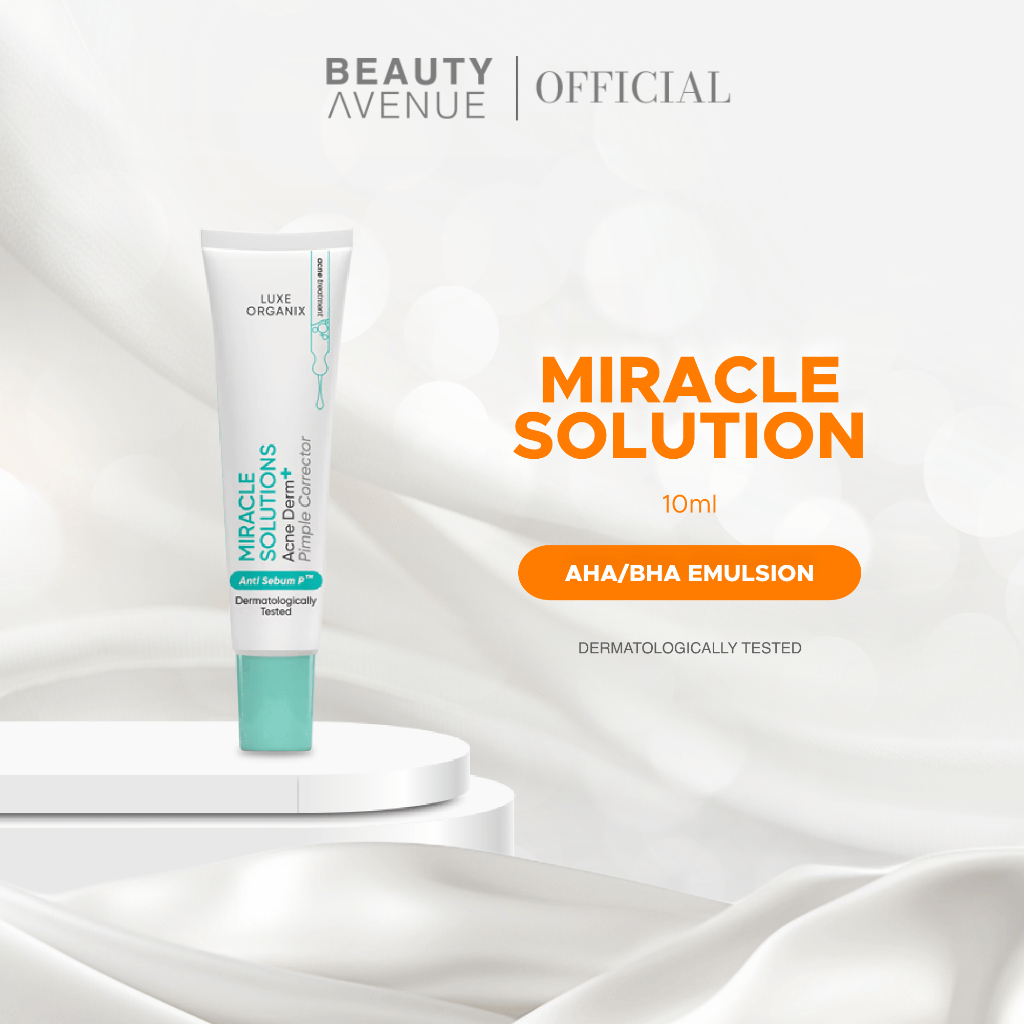 Luxe Organix Miracle Solutions Aha/Bha Spot Corrector Light 10mL ...