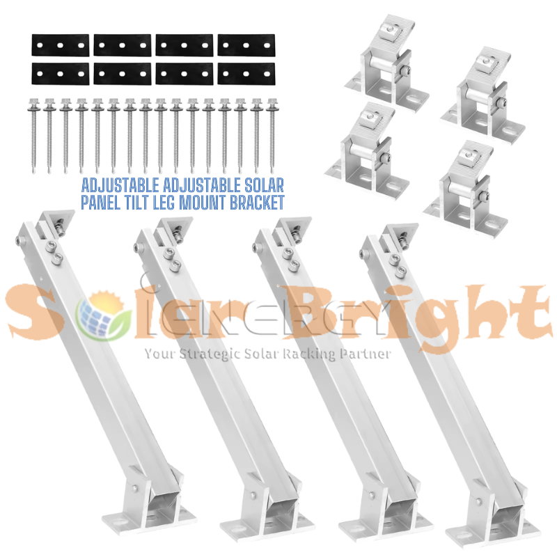PV Adjustable Solar Panel Tilt Leg Mount Bracket Solar Mounting Solar ...