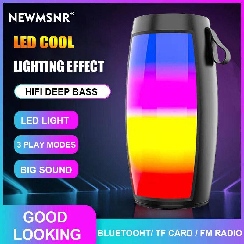 GD MALL 1202 Portable Bluetooth Speaker LED Cool Lighting Effect ...