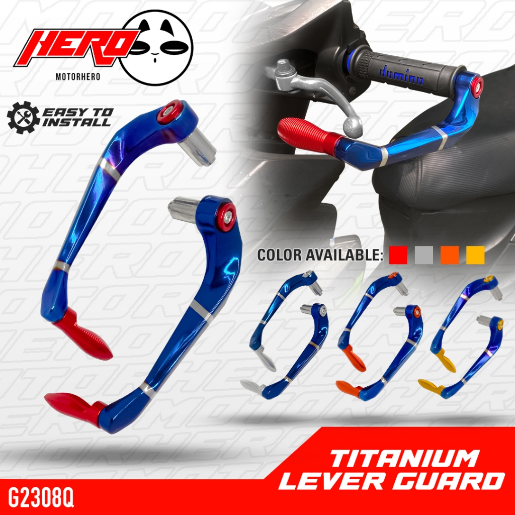 Handle Grip Lever Guard Titanium Brake Protector (UNIVERSAL) | Shopee ...