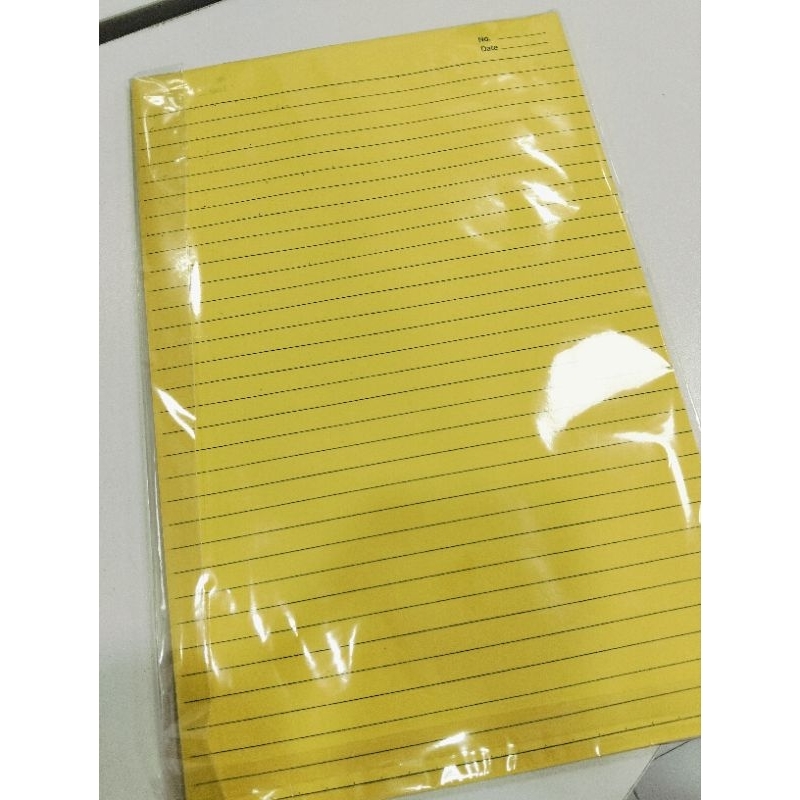 [VECO] Yellow Ruled Pad | Shopee Philippines
