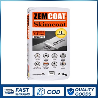 ABC Zemcoat Skimcoat 20kg Superfine White Silky Smooth Wall Ceiling ...