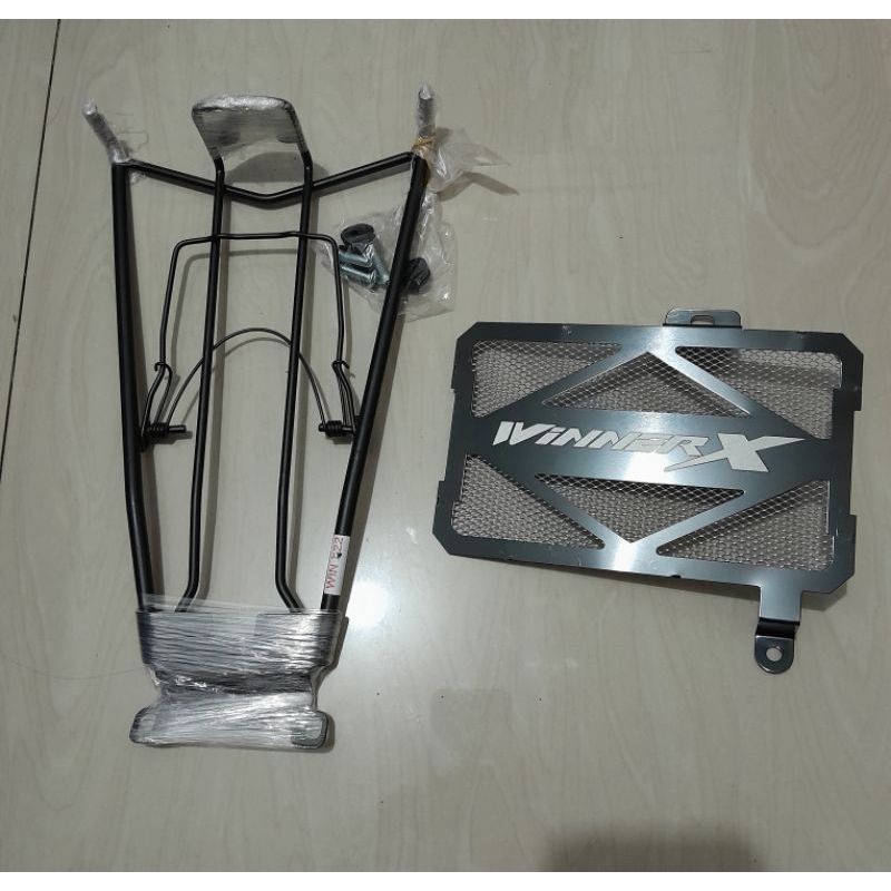 Stepgrill & radiator cover set for honda winner x | Shopee Philippines