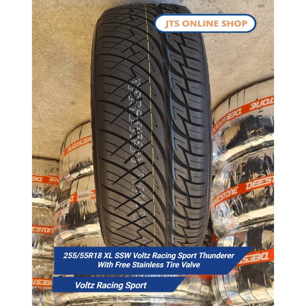 255/55R18 XL SSW Voltz Racing Sport Thunderer With Free Stainless Tire ...