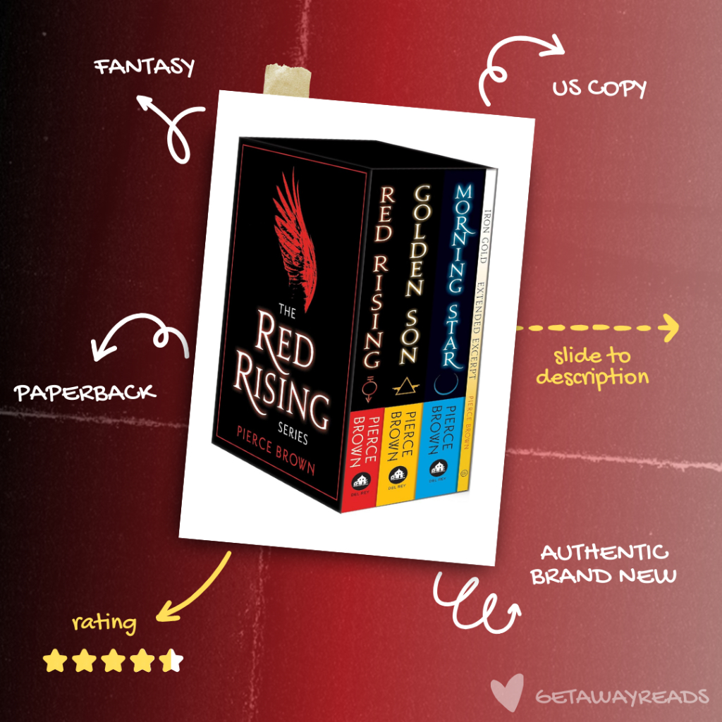 Red Rising Series Collection 5 Books Set Bundle By Pierce Brown ...
