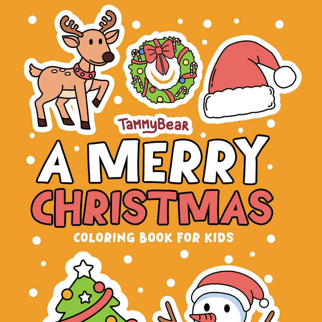 Fun & Easy Christmas Coloring Book for Kids Ages 4+ A5 Size | Shopee ...