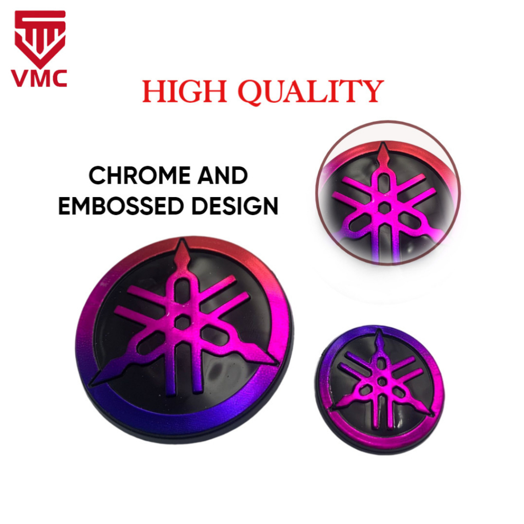 VMC 4pcs. YAMAHA EMBLEM LOGO FOR MOTORCYCLE | Shopee Philippines